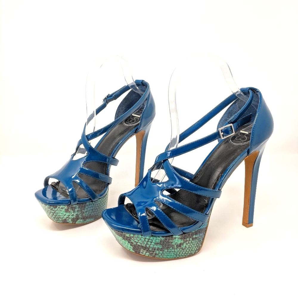 Faux Snake skin heels